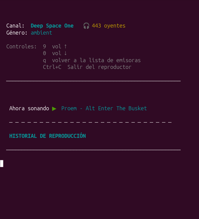Trasteando Linux con SomaFM